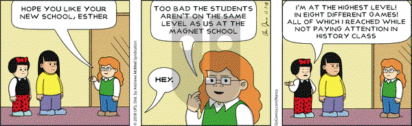 Nancy on Friday December 7, 2018 Comic Strip
