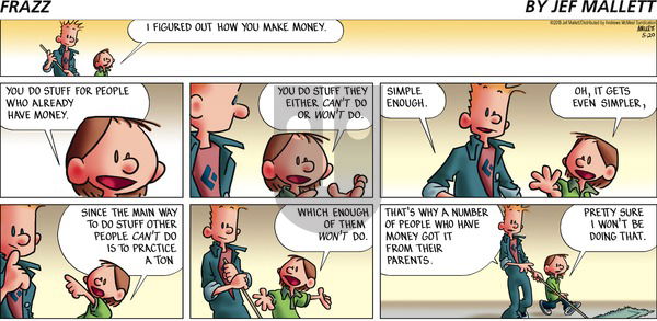 Frazz on Sunday May 20, 2018 Comic Strip