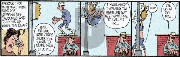 Monty on Monday December 8, 2008 Comic Strip