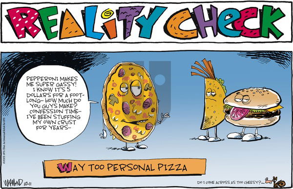 Reality Check on Sunday October 11, 2015 Comic Strip