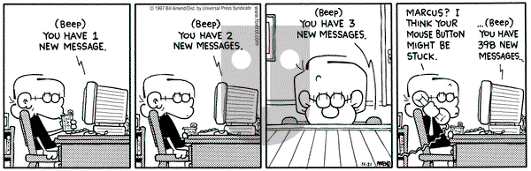 FoxTrot - Friday November 21, 1997 Comic Strip