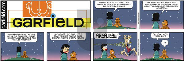 Garfield on Sunday July 17, 2016 Comic Strip