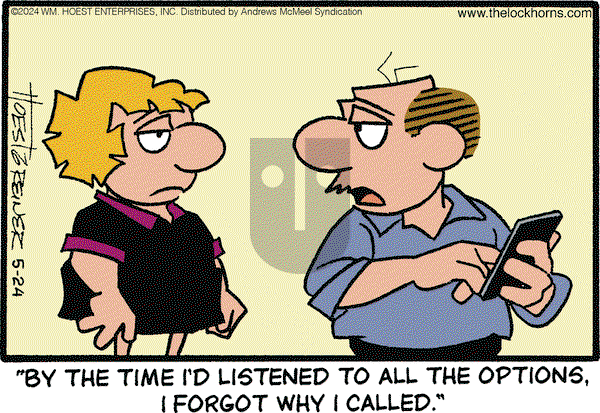 The Lockhorns - Friday May 24, 2024 Comic Strip