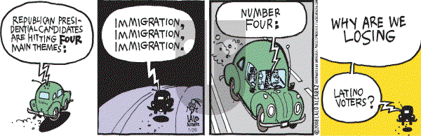 La Cucaracha on Saturday January 26, 2008 Comic Strip