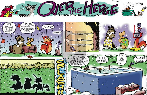 Over the Hedge on Sunday November 19, 2017 Comic Strip