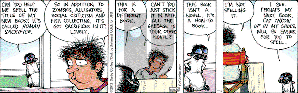 Get Fuzzy on Saturday July 14, 2012 Comic Strip