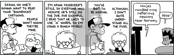 FoxTrot - Friday March 31, 2006 Comic Strip