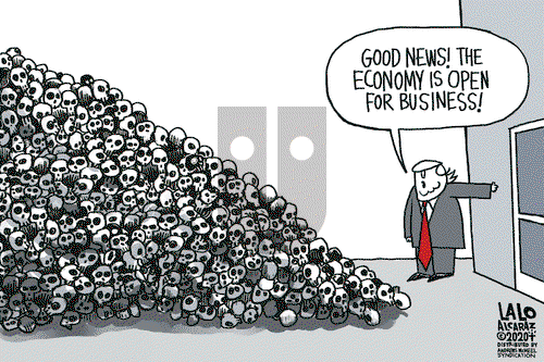 Lalo Alcaraz on Tuesday March 24, 2020 Comic Strip