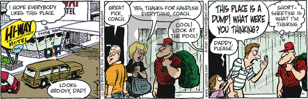 Cleats on Wednesday July 10, 2002 Comic Strip