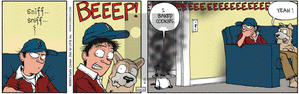 Get Fuzzy on Monday April 21, 2003 Comic Strip