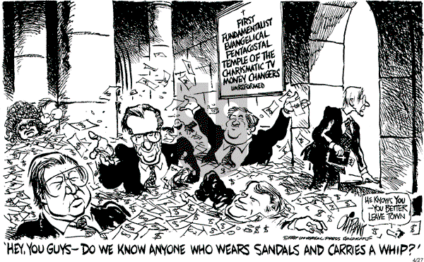Pat Oliphant - Monday April 27, 1987 Comic Strip
