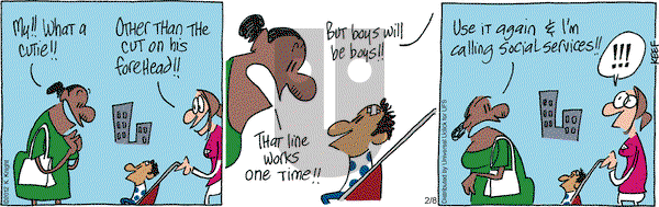 The Knight Life on Saturday February 8, 2014 Comic Strip
