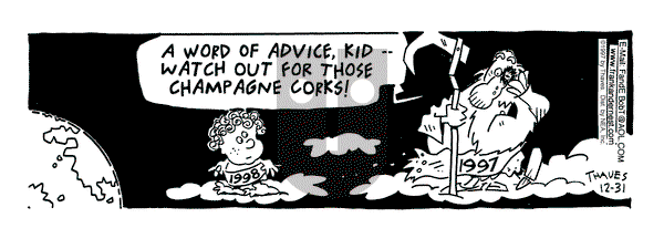 Frank and Ernest on Wednesday December 31, 1997 Comic Strip