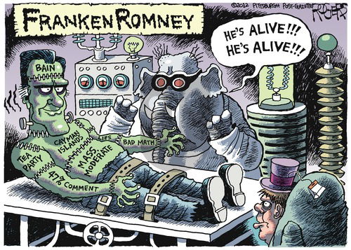 Rob Rogers on Sunday October 7, 2012 Comic Strip