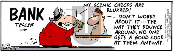 Frank and Ernest - Tuesday June 21, 2005 Comic Strip