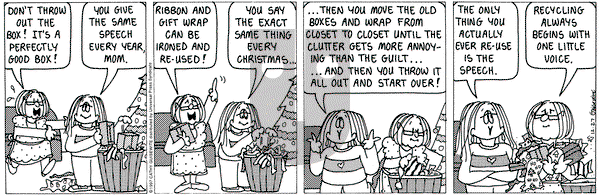 Cathy Classics on Saturday December 27, 1997 Comic Strip