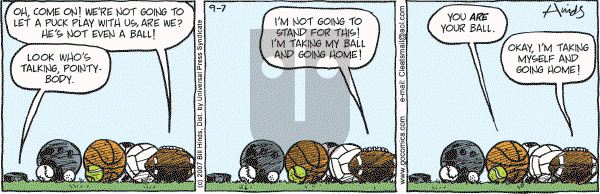 Cleats - Friday September 7, 2007 Comic Strip