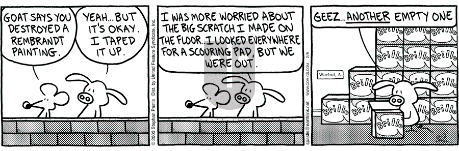Pearls Before Swine - Wednesday February 5, 2003 Comic Strip
