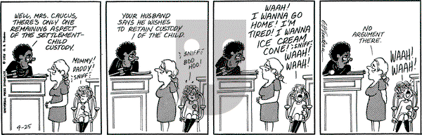 Doonesbury on Wednesday April 25, 1973 Comic Strip