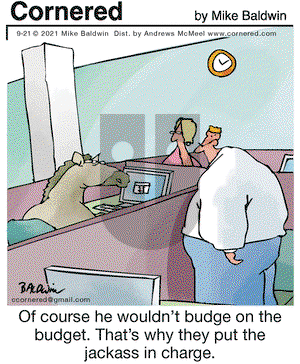 Cornered on Tuesday September 21, 2021 Comic Strip