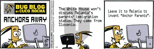 La Cucaracha on Friday March 2, 2018 Comic Strip