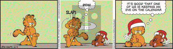 Garfield on Tuesday December 4, 2018 Comic Strip