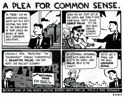 Ted Rall on Saturday June 10, 2000 Comic Strip