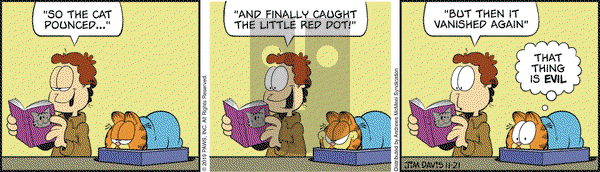 Garfield on Thursday November 21, 2019 Comic Strip