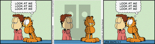 Garfield - Thursday April 7, 2016 Comic Strip