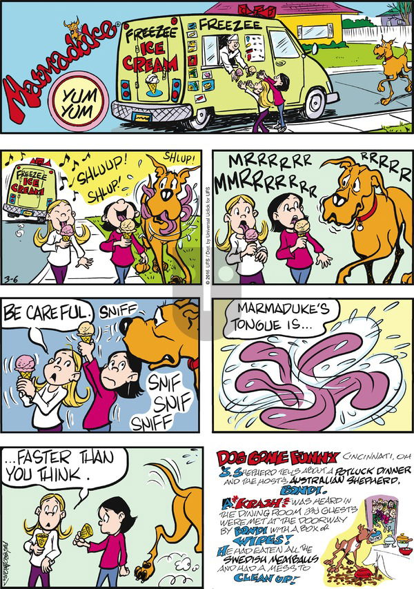 Marmaduke on Sunday March 6, 2016 Comic Strip