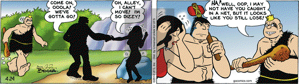 Alley Oop on Thursday April 24, 2014 Comic Strip