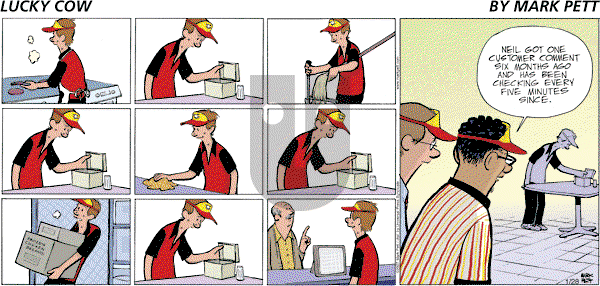 Lucky Cow on Sunday January 28, 2007 Comic Strip