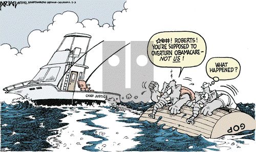 Robert Ariail on Tuesday July 3, 2012 Comic Strip