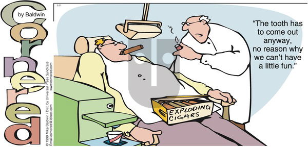 Cornered on Sunday February 21, 1999 Comic Strip
