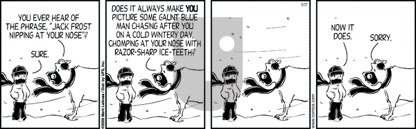 Cow and Boy Classics on Monday November 27, 2006 Comic Strip