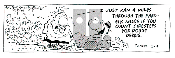 Frank and Ernest on Friday February 4, 1994 Comic Strip