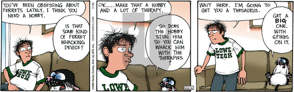 Get Fuzzy on Monday November 30, 2009 Comic Strip