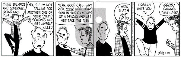Luann on Friday February 13, 2004 Comic Strip
