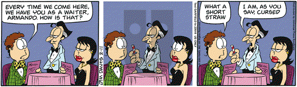 Garfield on Wednesday February 11, 2009 Comic Strip