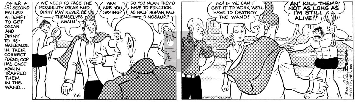 Alley Oop - Friday July 6, 2007 Comic Strip