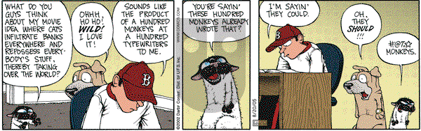 Get Fuzzy on Saturday August 20, 2005 Comic Strip