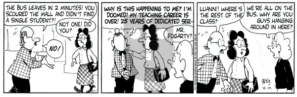Luann on Friday October 29, 2004 Comic Strip