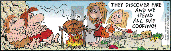 Frank and Ernest on Thursday November 24, 2011 Comic Strip