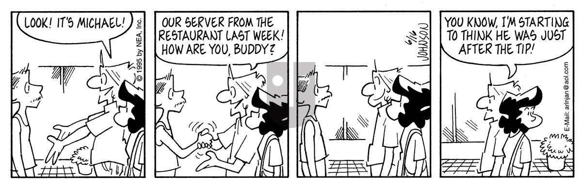 Arlo and Janis - Friday June 16, 1995 Comic Strip
