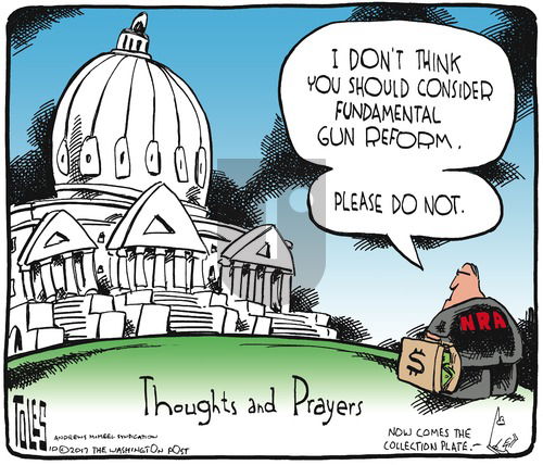 Tom Toles on Sunday October 8, 2017 Comic Strip