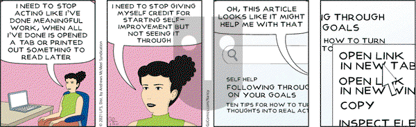 Nancy on Tuesday August 17, 2021 Comic Strip