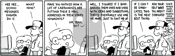 FoxTrot on Monday October 7, 1996 Comic Strip