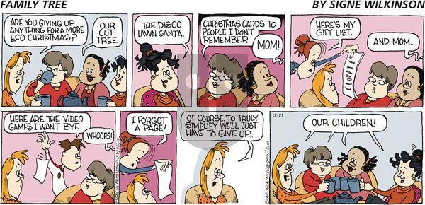 Family Tree on Sunday December 21, 2008 Comic Strip