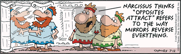 Frank and Ernest on Friday July 12, 2013 Comic Strip