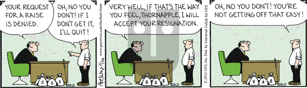 The Born Loser on Thursday February 26, 2015 Comic Strip